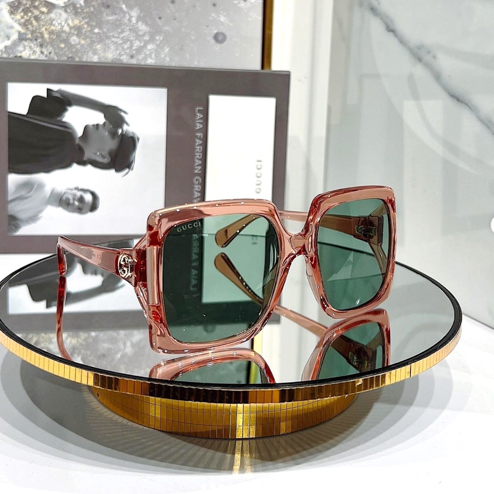 NWT Gucci GG0876 - 003 Square Frame Sunglasses - Picture 5 of 13